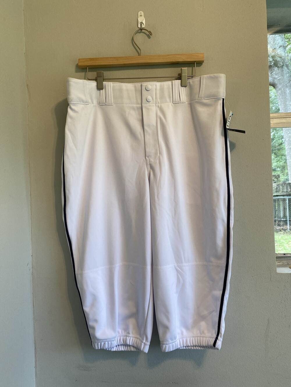 New with Tags Champro Men's Adult L White Baseball Knicker Pants 36-38